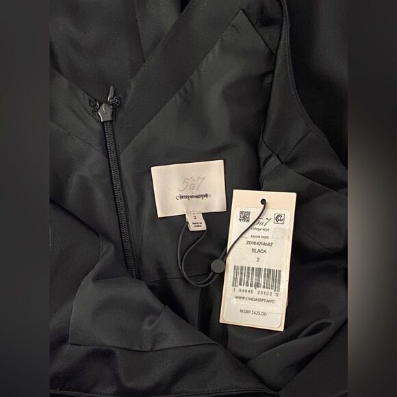 Cinq A Sept Kalena Silk Embellished Midi Dress size 2 - Picture 14 of 15